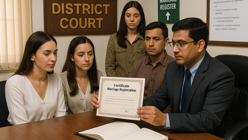 Marriage registration: Court Marriage in Nepal